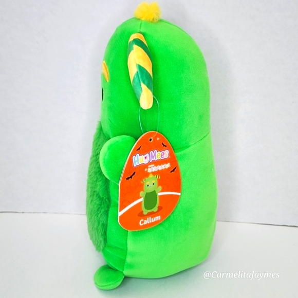 🎃 CALLUM 🧌 Green Monster HugMee Halloween 2024 Original Squishmallow ☆ NWT ☆ - Picture 2 of 8